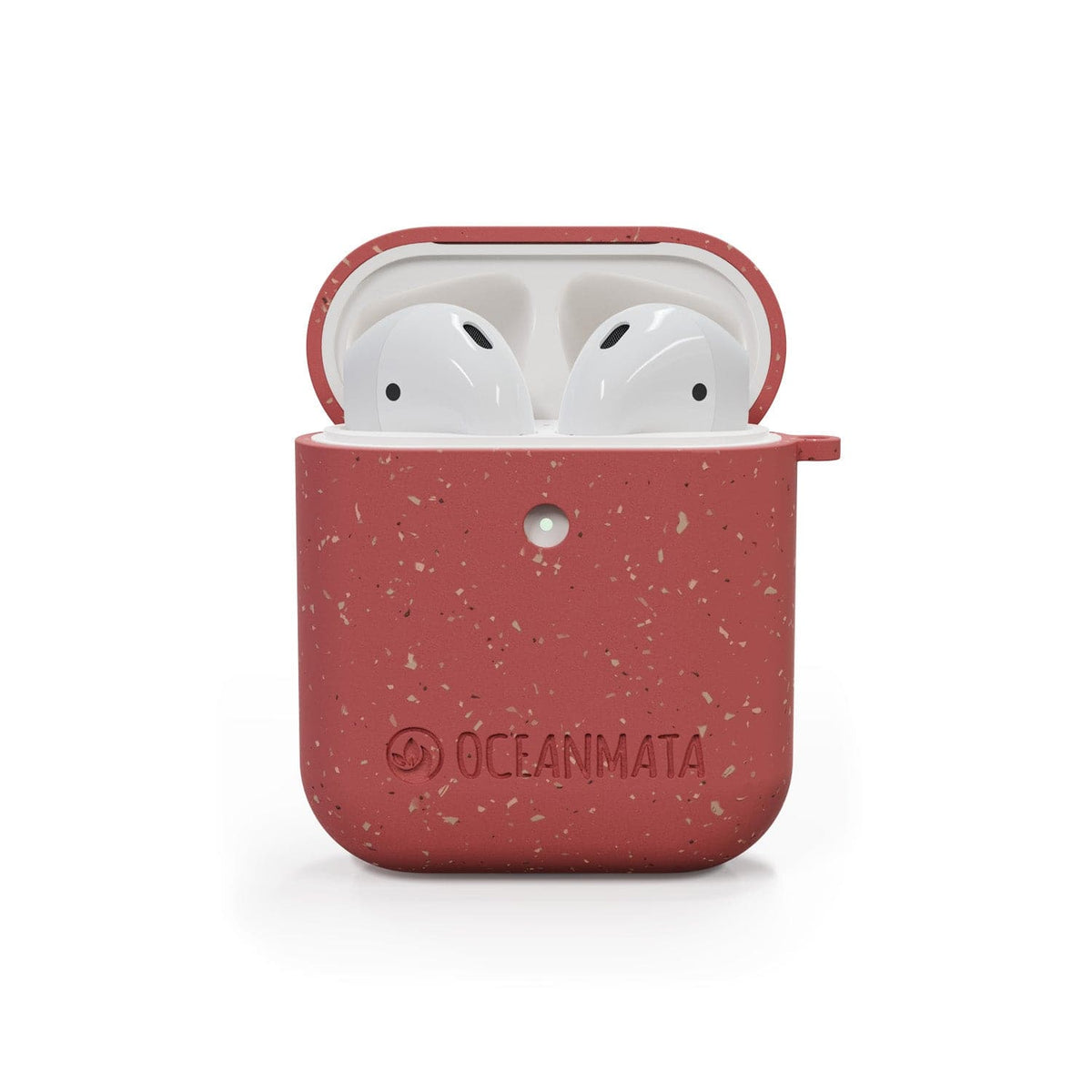 duurzame Apple AirPod Case 1/2 "CORAL" - cover - rood