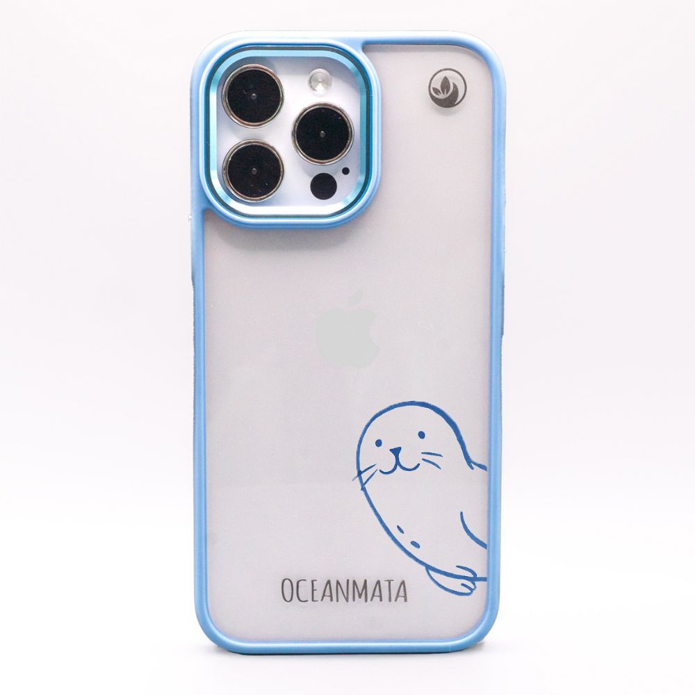 iPhone 16 hoesje - Seal Blue - "Robby" - Duurzaam
