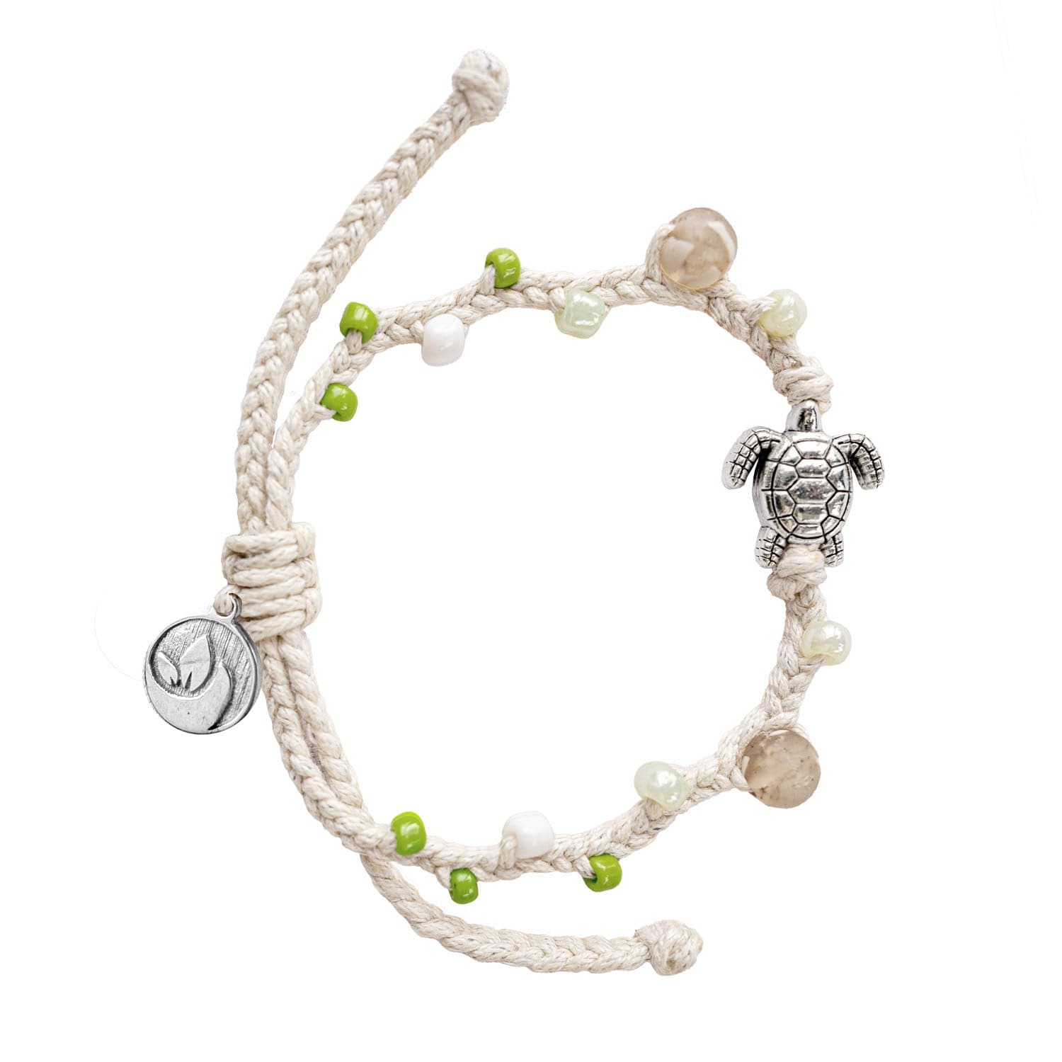 Armband wit "TURTLE"