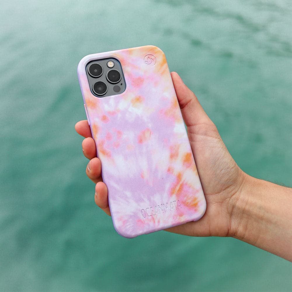 iPhone 14 hoesje - Koraaloranje - "Coralful" - Duurzaam