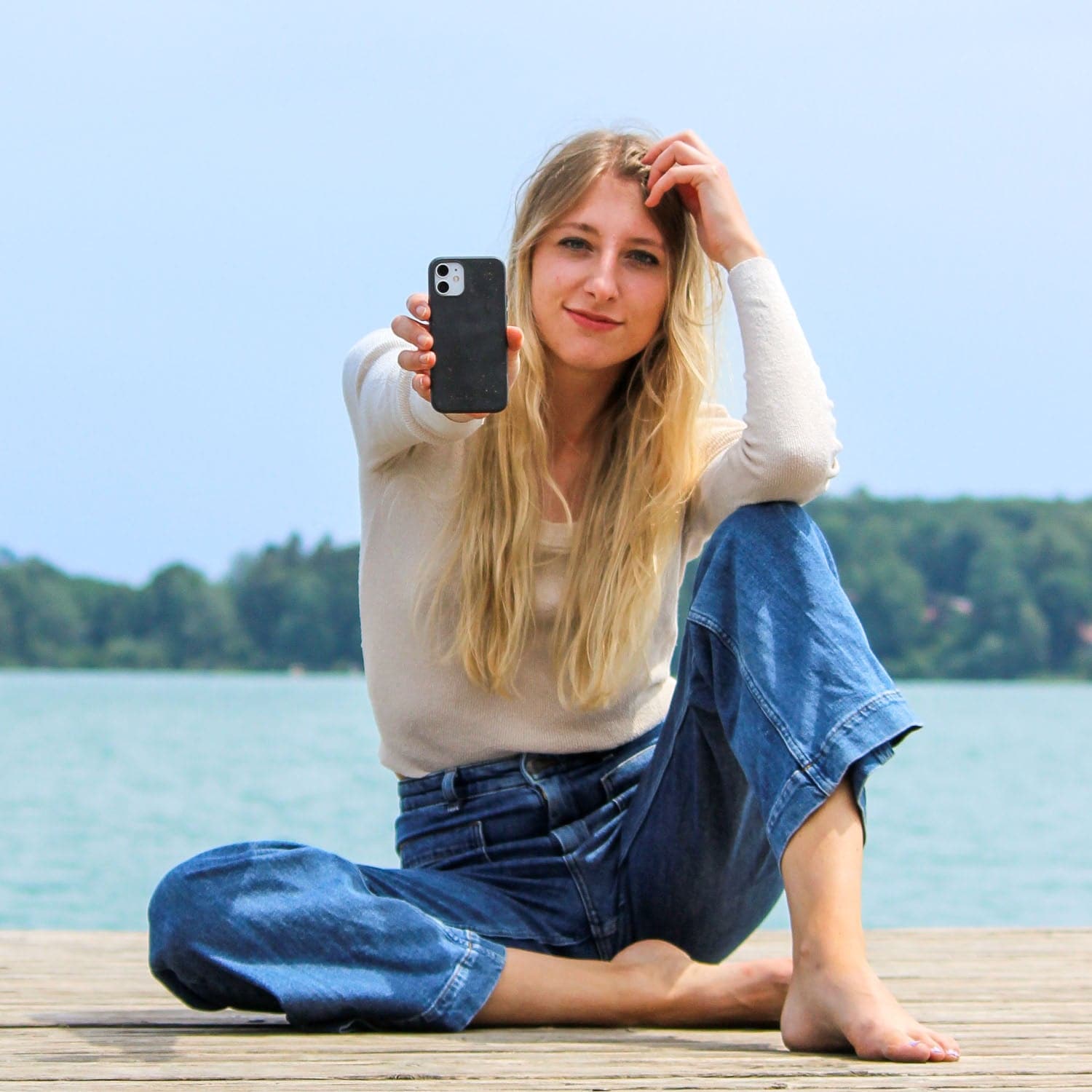 iPhone 12 Hülle - schwarz - nachhaltig – Ansicht 6