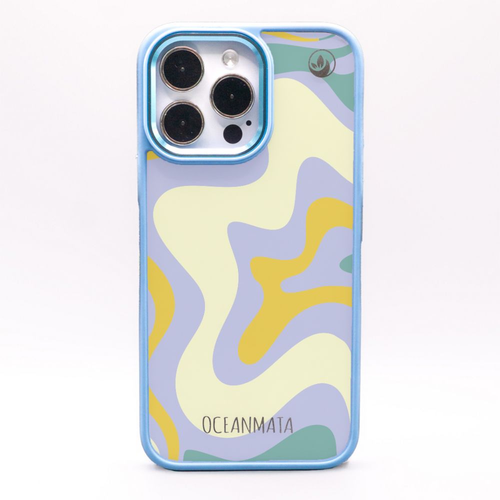 iPhone 15 pro hoesje - Retro Summer - duurzaam