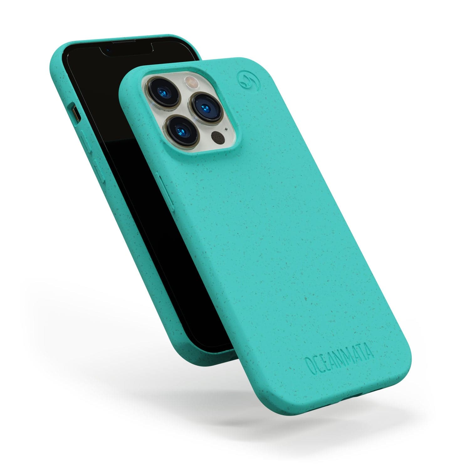 iPhone 12 mini Hülle - türkis - nachhaltig – Ansicht 3