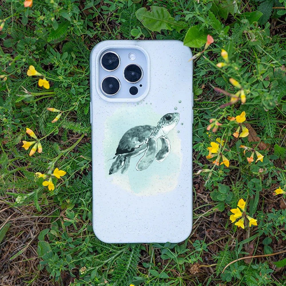 Biologisch abbaubare Handyhülle Samsung S24 Babyturtle — kompostierbar — Bonus
