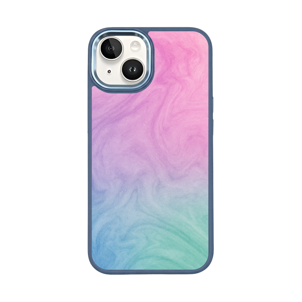 iPhone 14 hoesje - "Gekleurd marmer" duurzaam