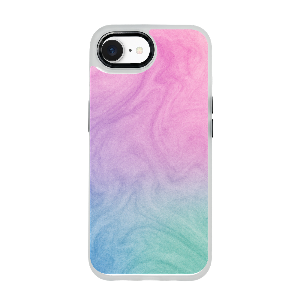 iPhone 16e hoesje - "Gekleurd marmer" duurzaam