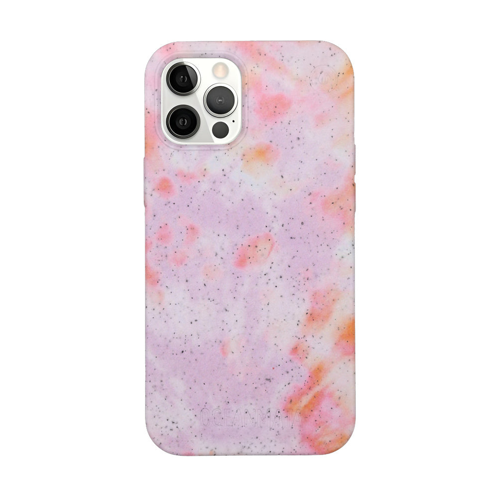 iPhone 12 pro / iPhone 12 hoesje - koraaloranje - "Coralful" - duurzaam