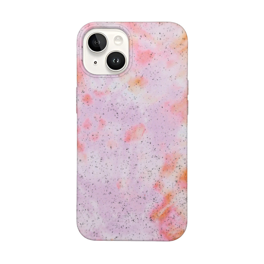 iPhone 14 hoesje - Koraaloranje - "Coralful" - Duurzaam