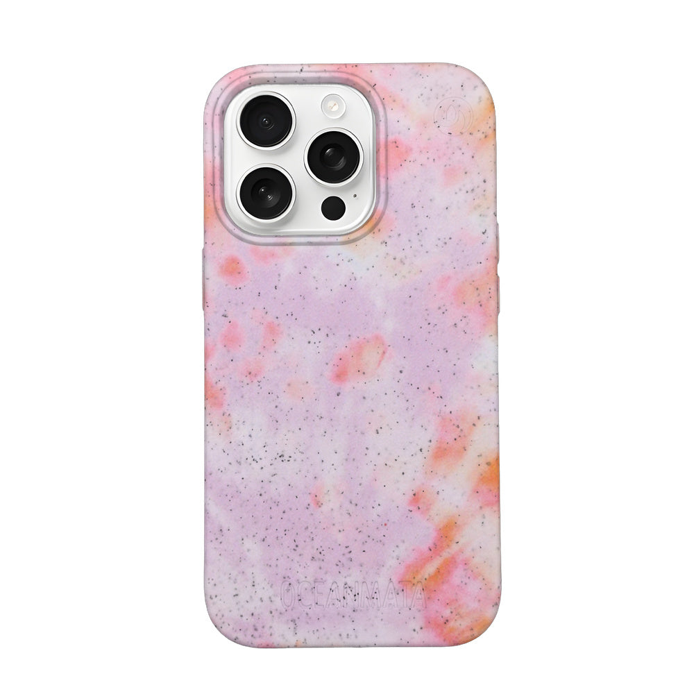 iPhone 16 pro hoesje - koraaloranje - "Coralful" - duurzaam