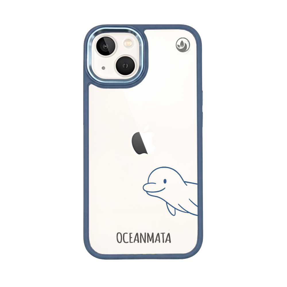 iPhone 13 hoesje - Dolfijn - "Finni" - duurzaam