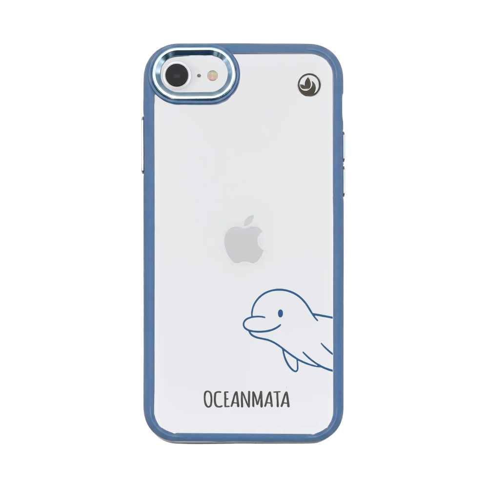iPhone SE/7/8 hoesje - Dolfijn - "Finni" - duurzaam