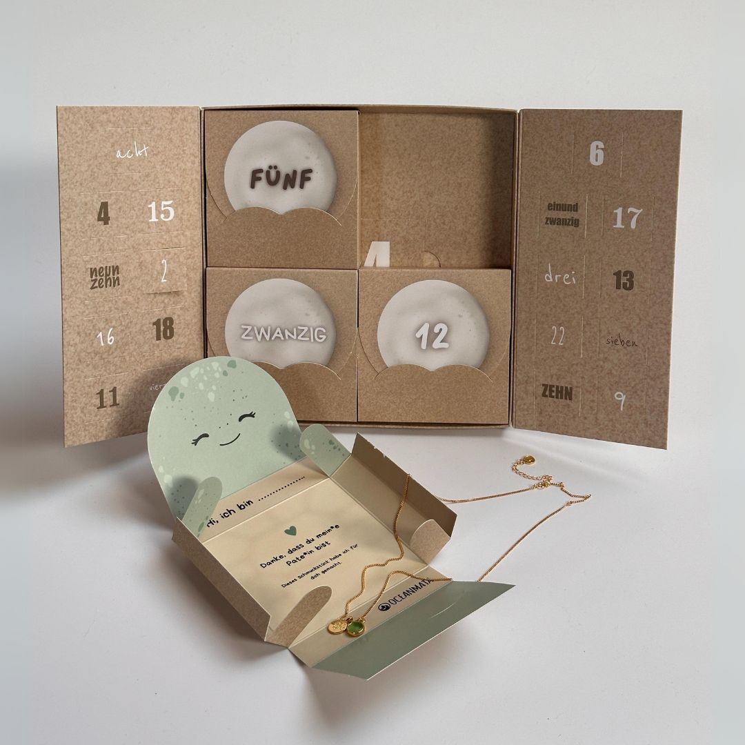 Sieraden Adventskalender - "Turtle's Nest" - 925 Zilver