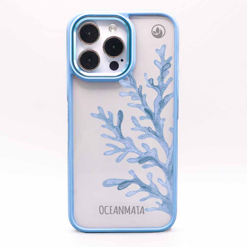 iPhone 16 pro Hülle - Coral blau - "CoralBlue" - nachhaltig