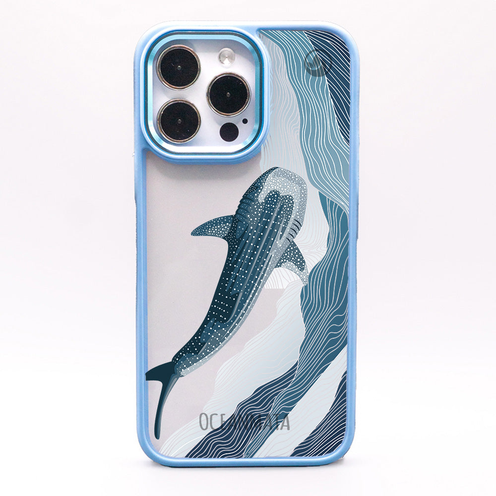 iPhone 16 pro max Hülle - Walhai blau - "DeepWater" - nachhaltig