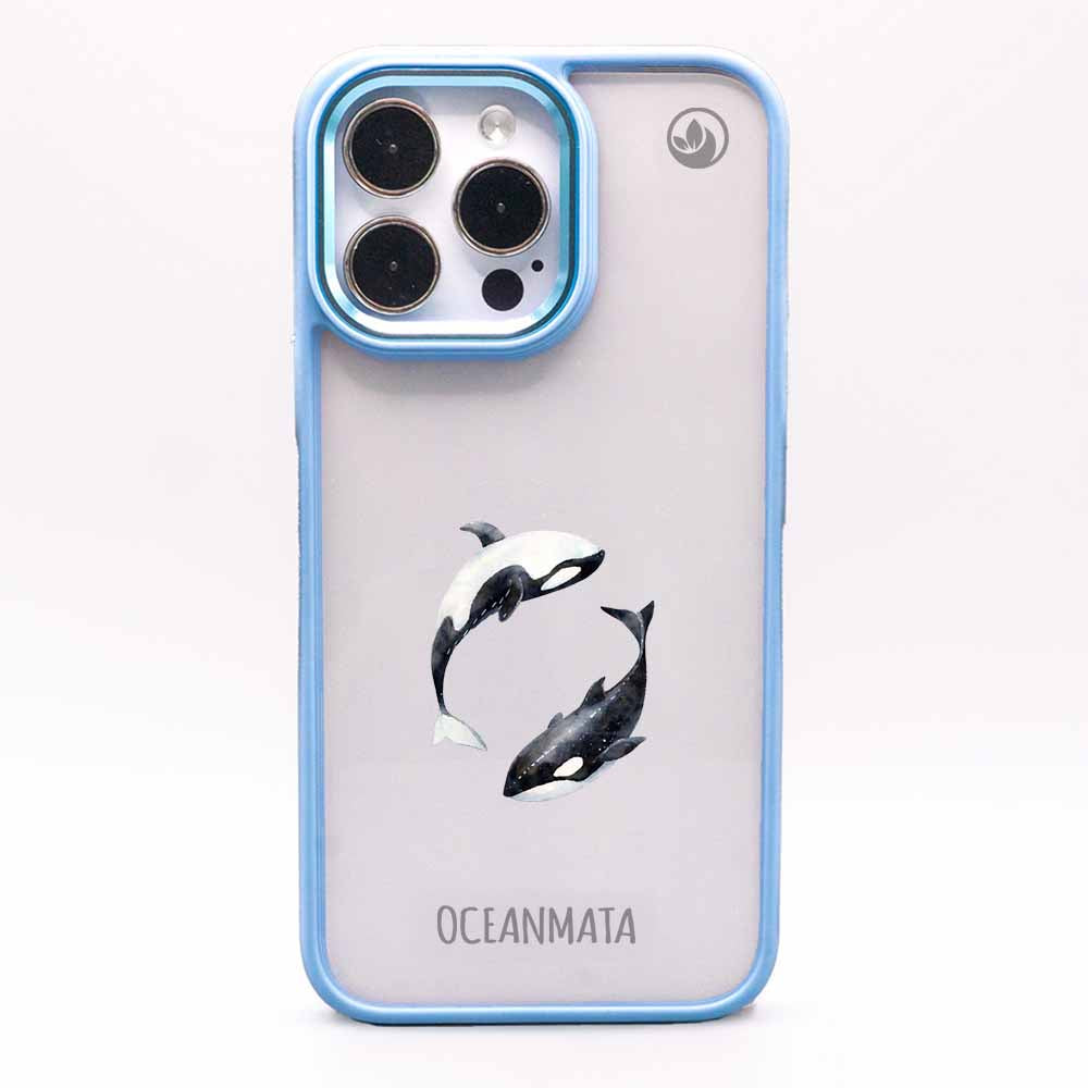 iPhone 13 pro Hülle - Orca blau - "OrcaFlow" - nachhaltig