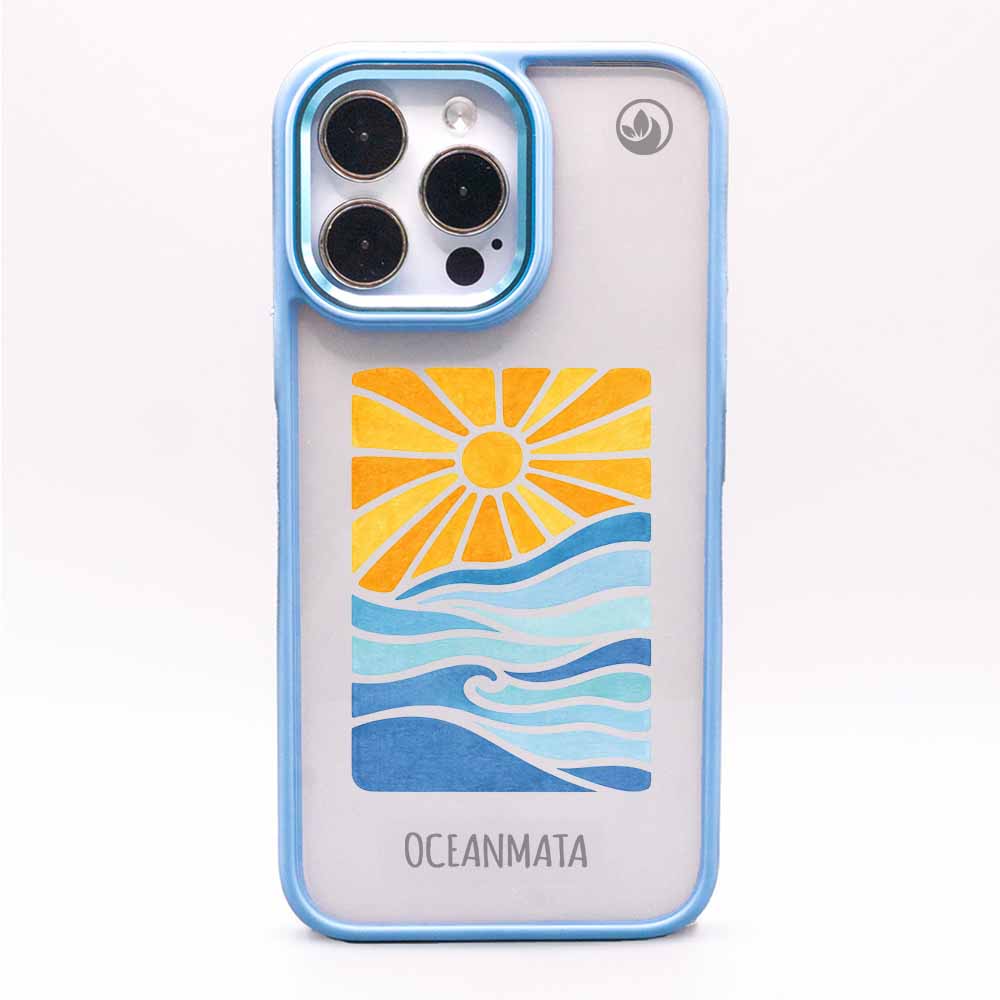 iPhone 15 Hülle - Meer blau - "Sun&Sea" - nachhaltig