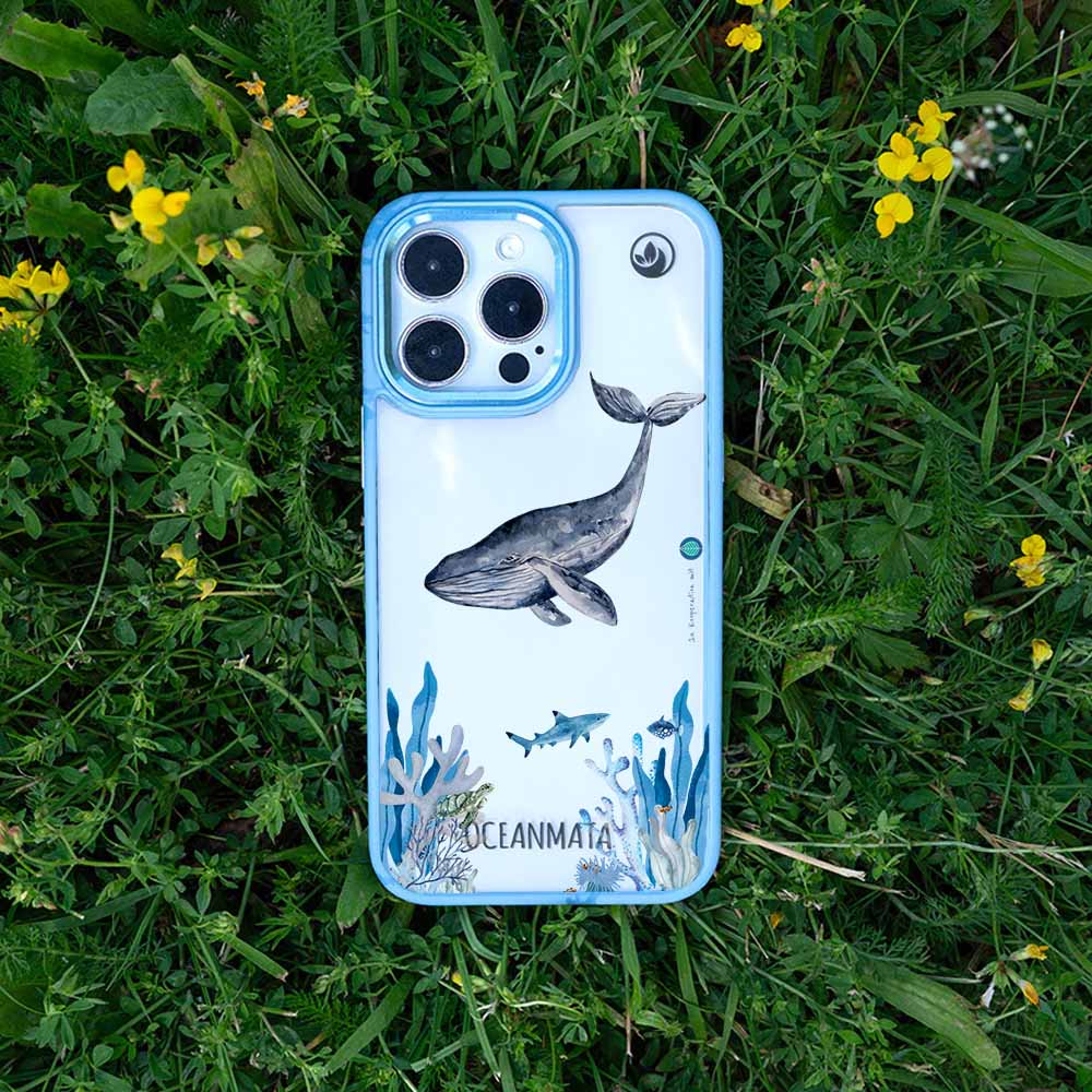 iPhone 15 pro Hülle - Meer blau - "Ocean" - nachhaltig