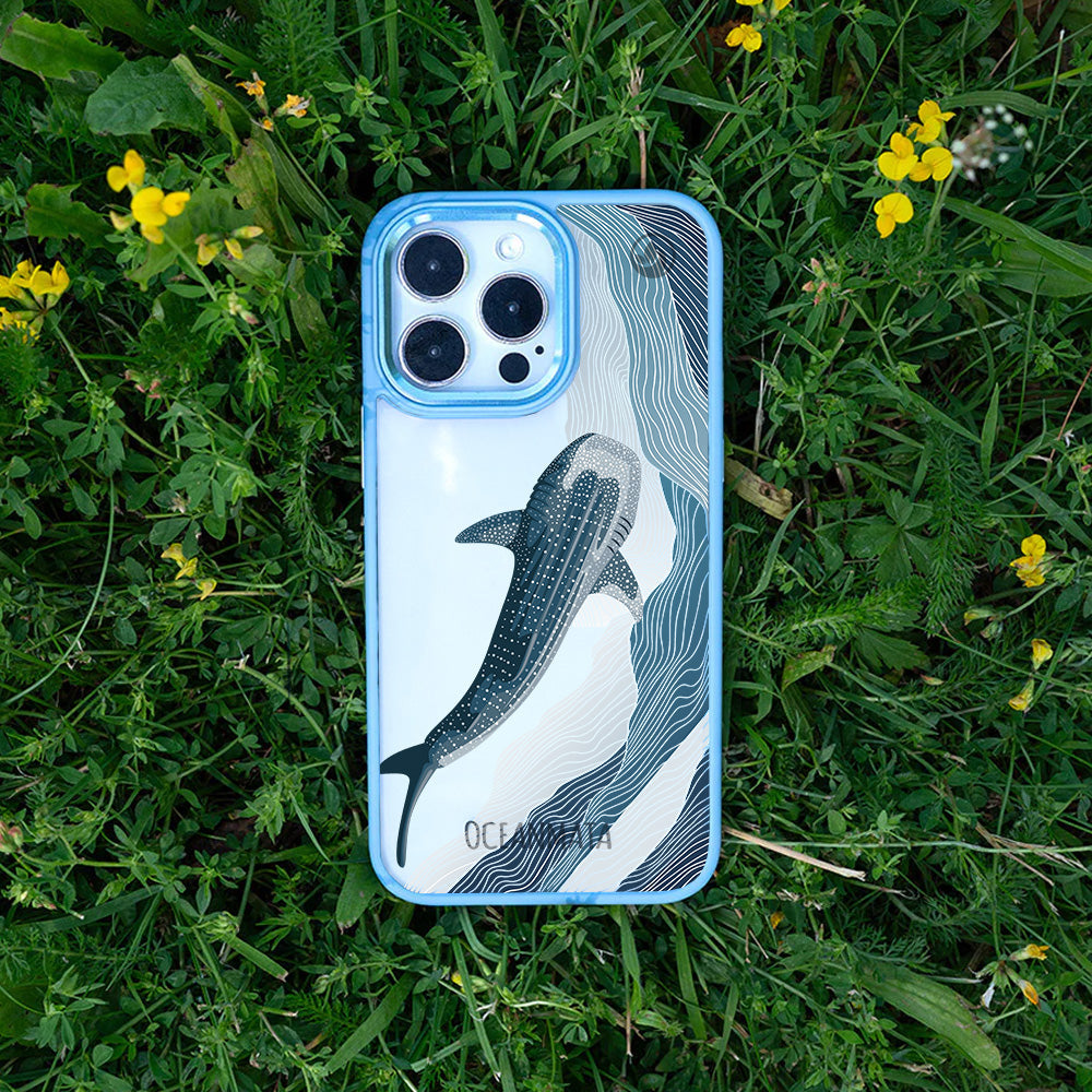 iPhone 13 pro Hülle - Walhai blau - "DeepWater" - nachhaltig