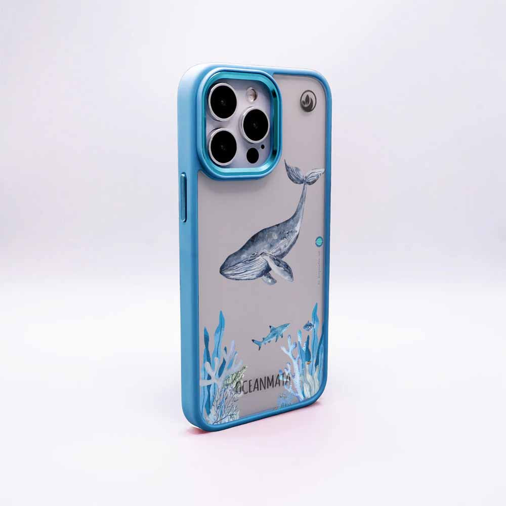 iPhone 15 pro Hülle - Meer blau - "Ocean" - nachhaltig