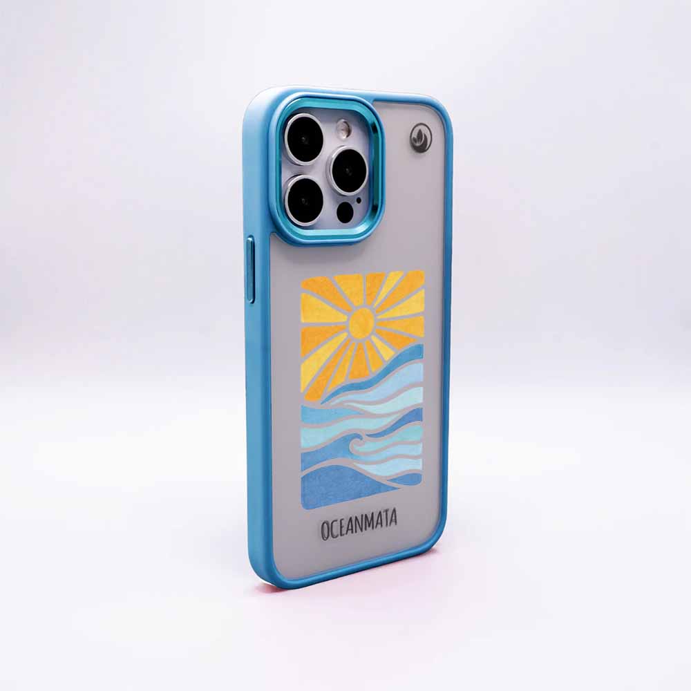 iPhone 15 Hülle - Meer blau - "Sun&Sea" - nachhaltig