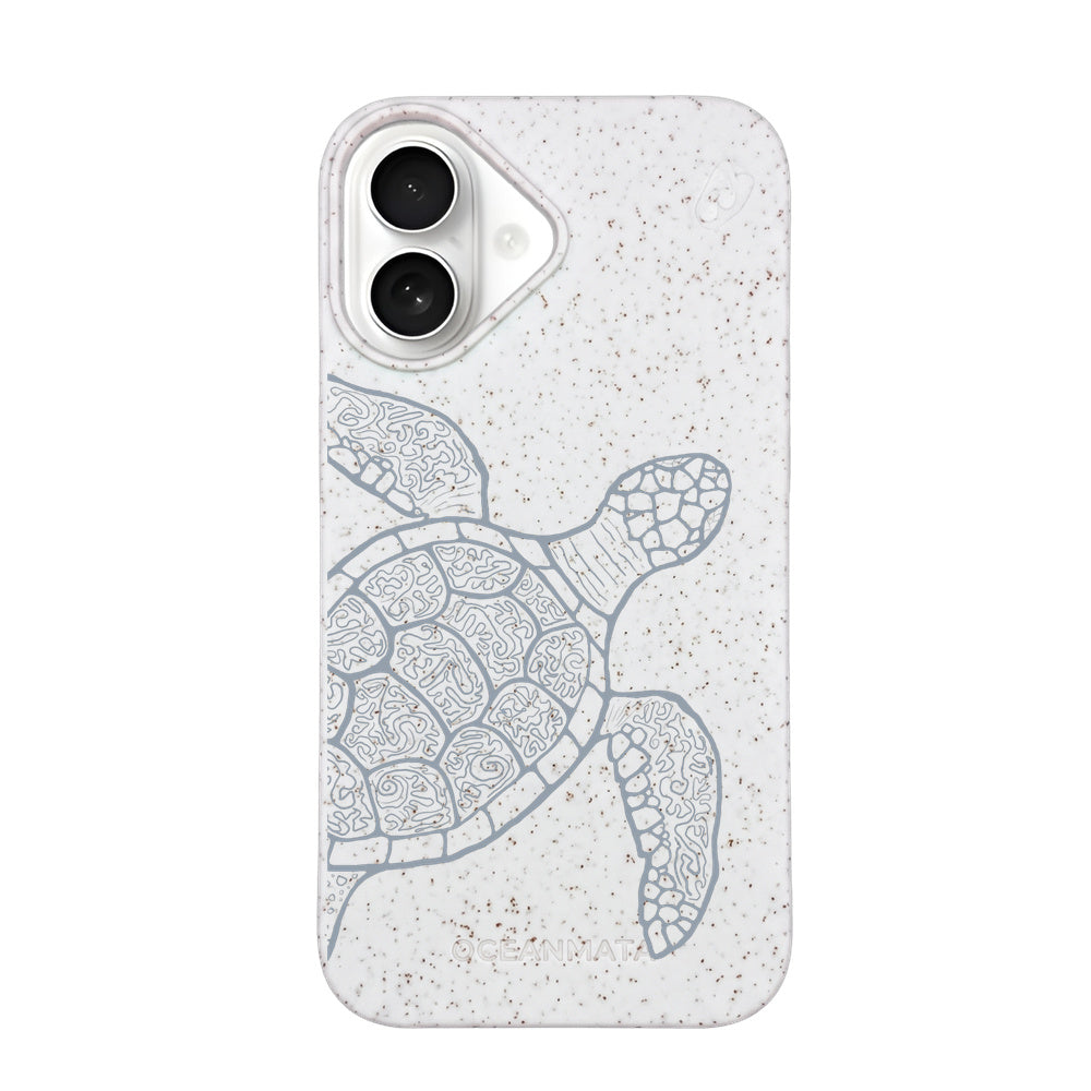 iPhone 16 Hülle - Schildkröte bunt - "Kura-Kura" - nachhaltig