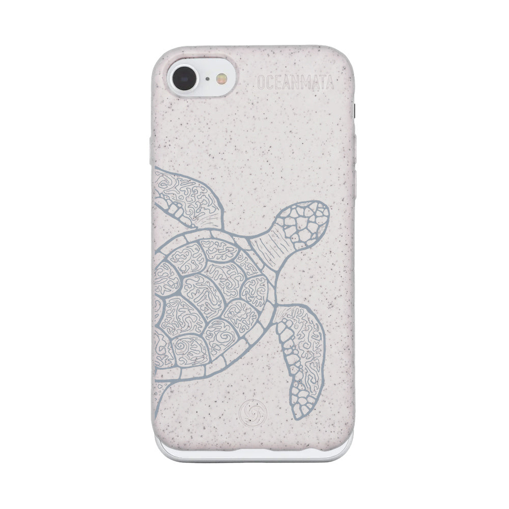 iPhone SE/7/8 Hülle - Schildkröte bunt - "Kura-Kura" - nachhaltig