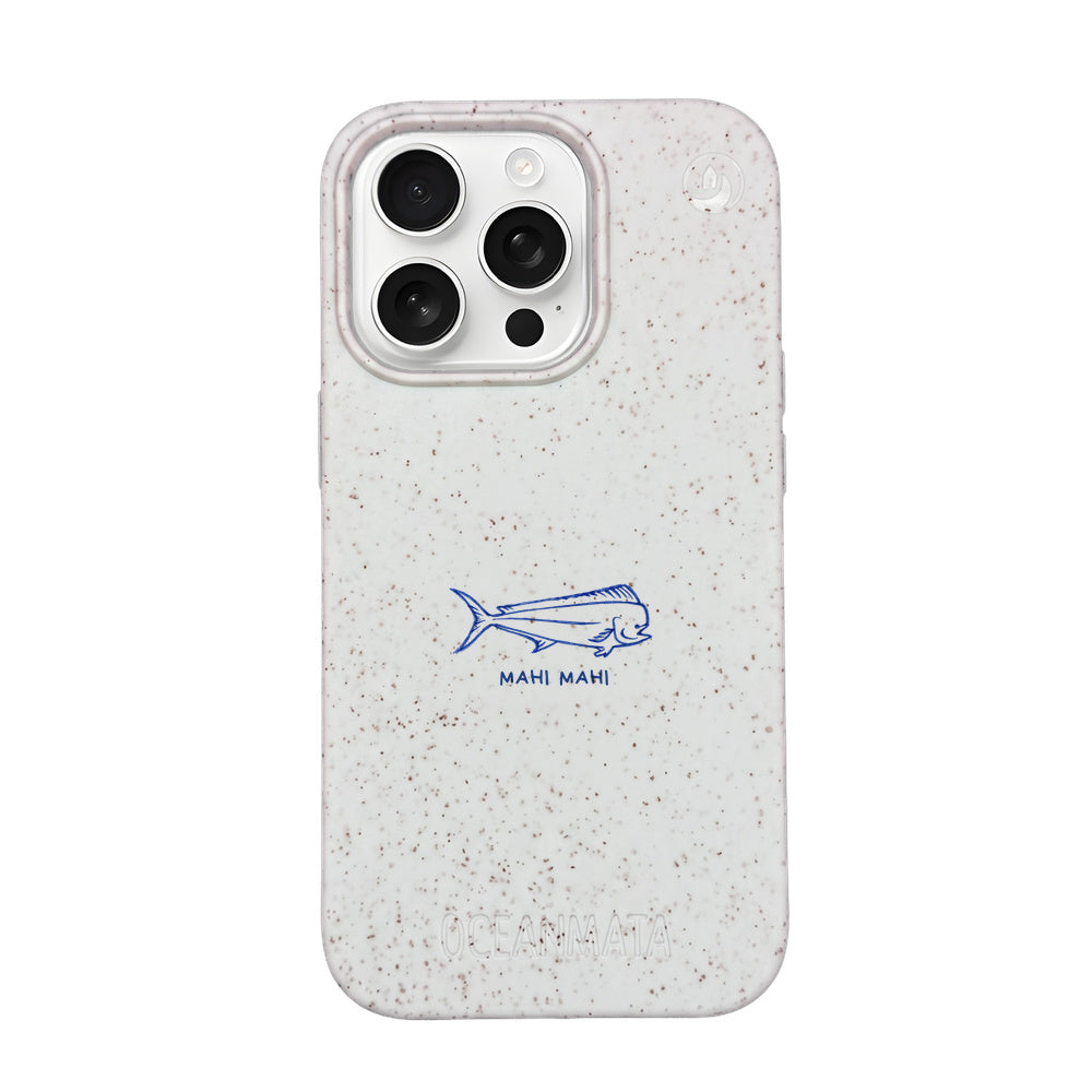 iPhone 16 pro max Hülle - Fisch weiß - "MahiMahi" - nachhaltig