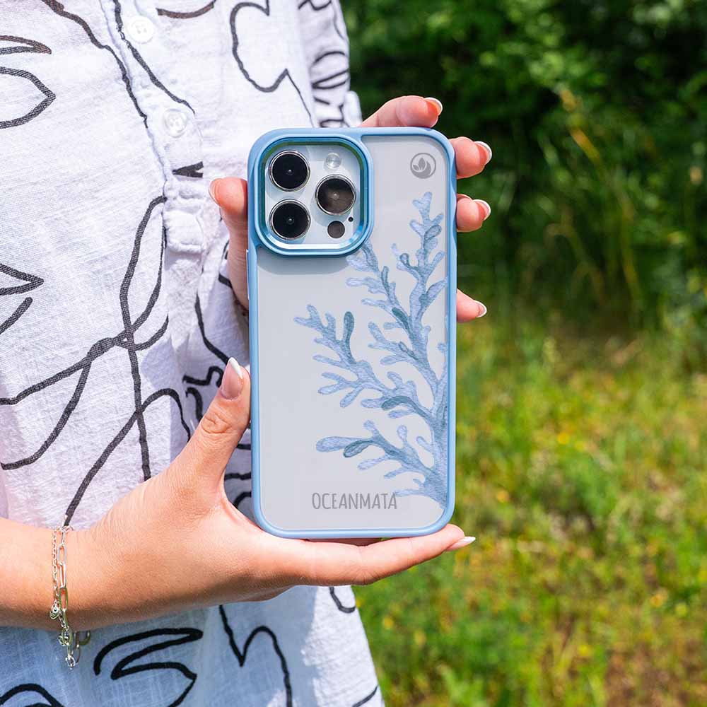 Samsung S24 Ultra Hülle - Coral blau - "CoralBlue" - nachhaltig
