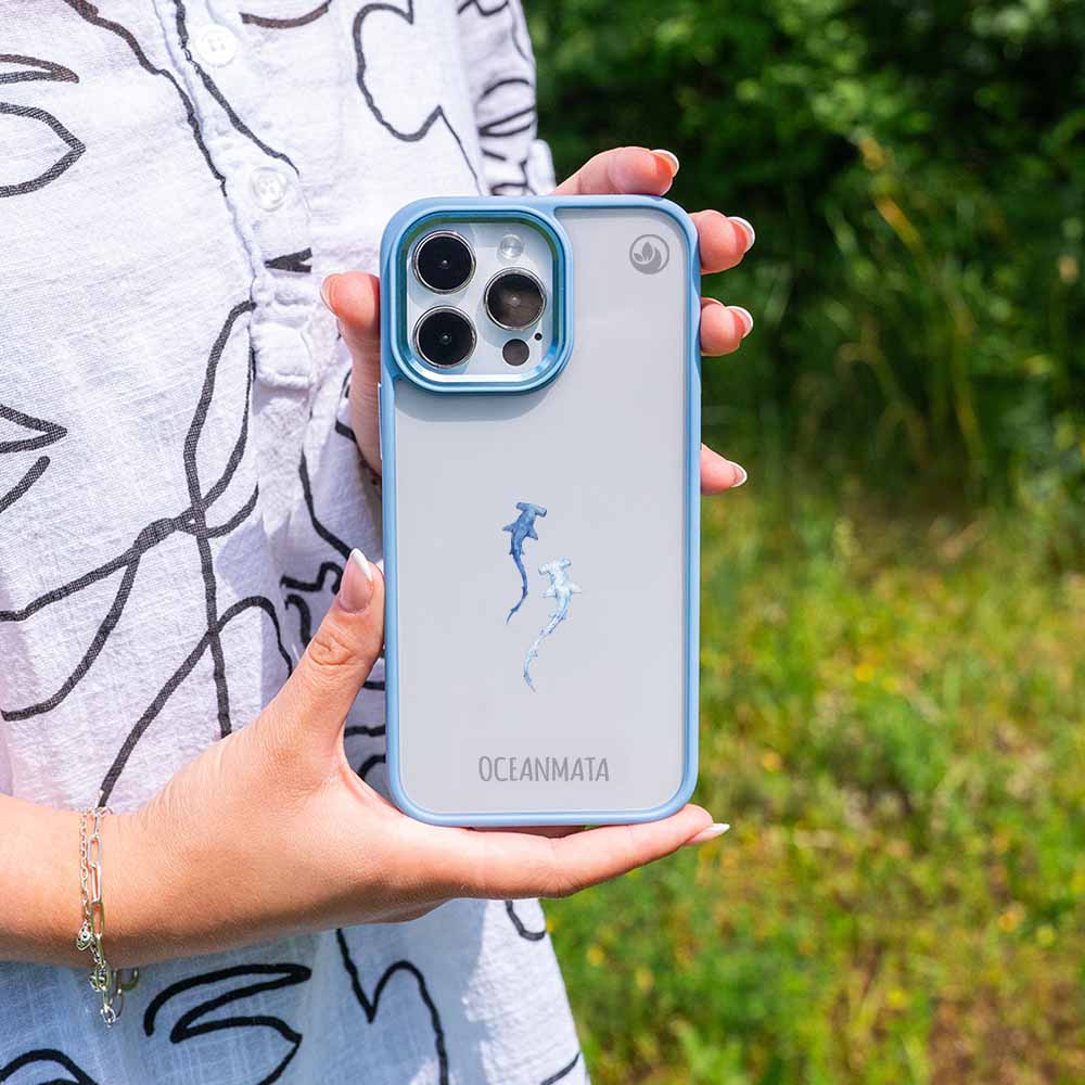 Samsung S24 Ultra Hülle - hai blau - "Hammerhead" - nachhaltig
