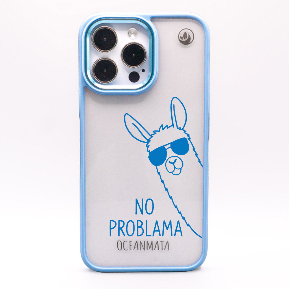 iPhone 12 pro / iPhone 12 hoesje - Lama - "No Problama" duurzaam