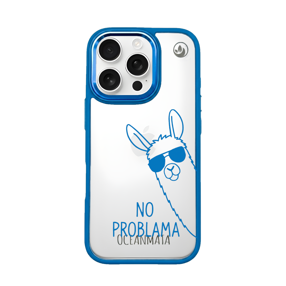 iPhone 16 pro hoesje - Lama - "No Problama" duurzaam