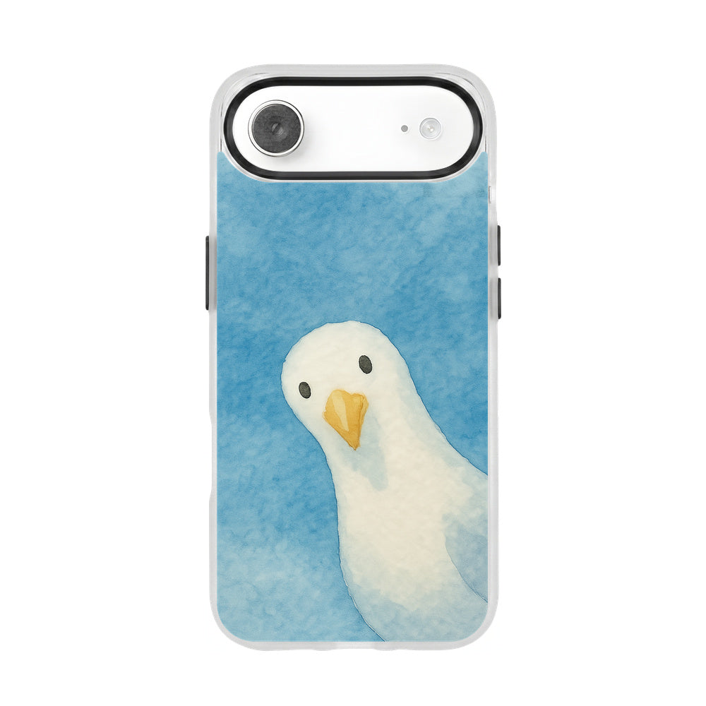Nachhaltige Handyhülle iPhone 17 Air Seagull aus Ocean Plastic — Vorderseite