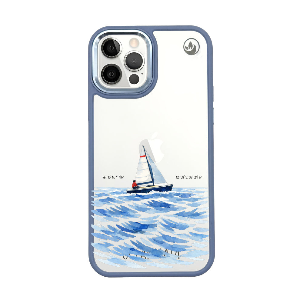 iPhone 12 pro / iPhone 12 Hülle - "towardsthehorizon" - nachhaltig