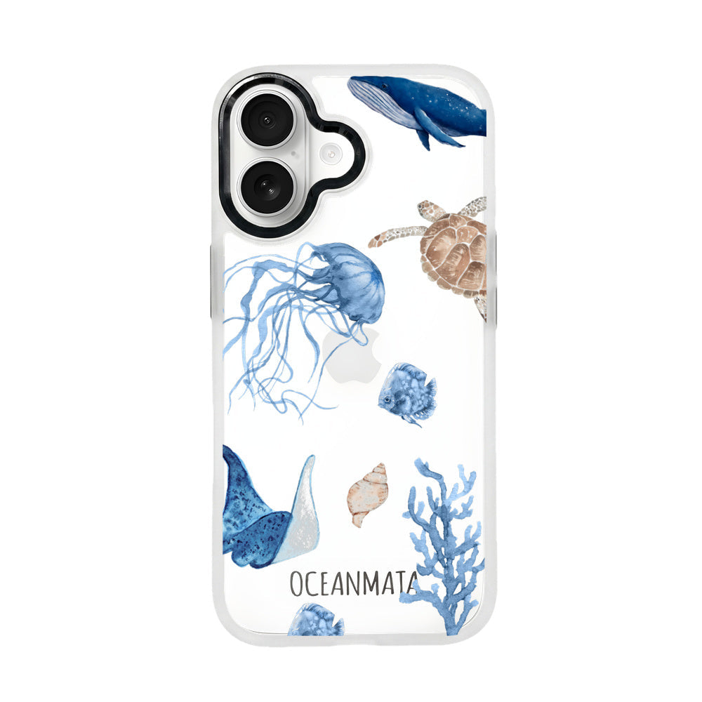 Nachhaltige Handyhülle iPhone 17 Turtleandfriends aus Ocean Plastic — Vorderseite