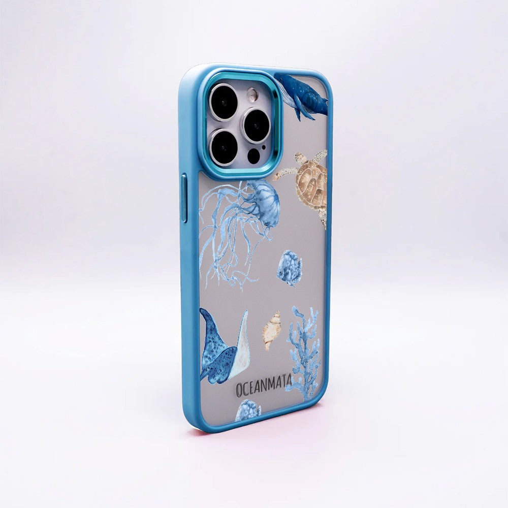 Nachhaltige Handyhülle iPhone 17 pro Turtleandfriends aus Ocean Plastic — Rückseite