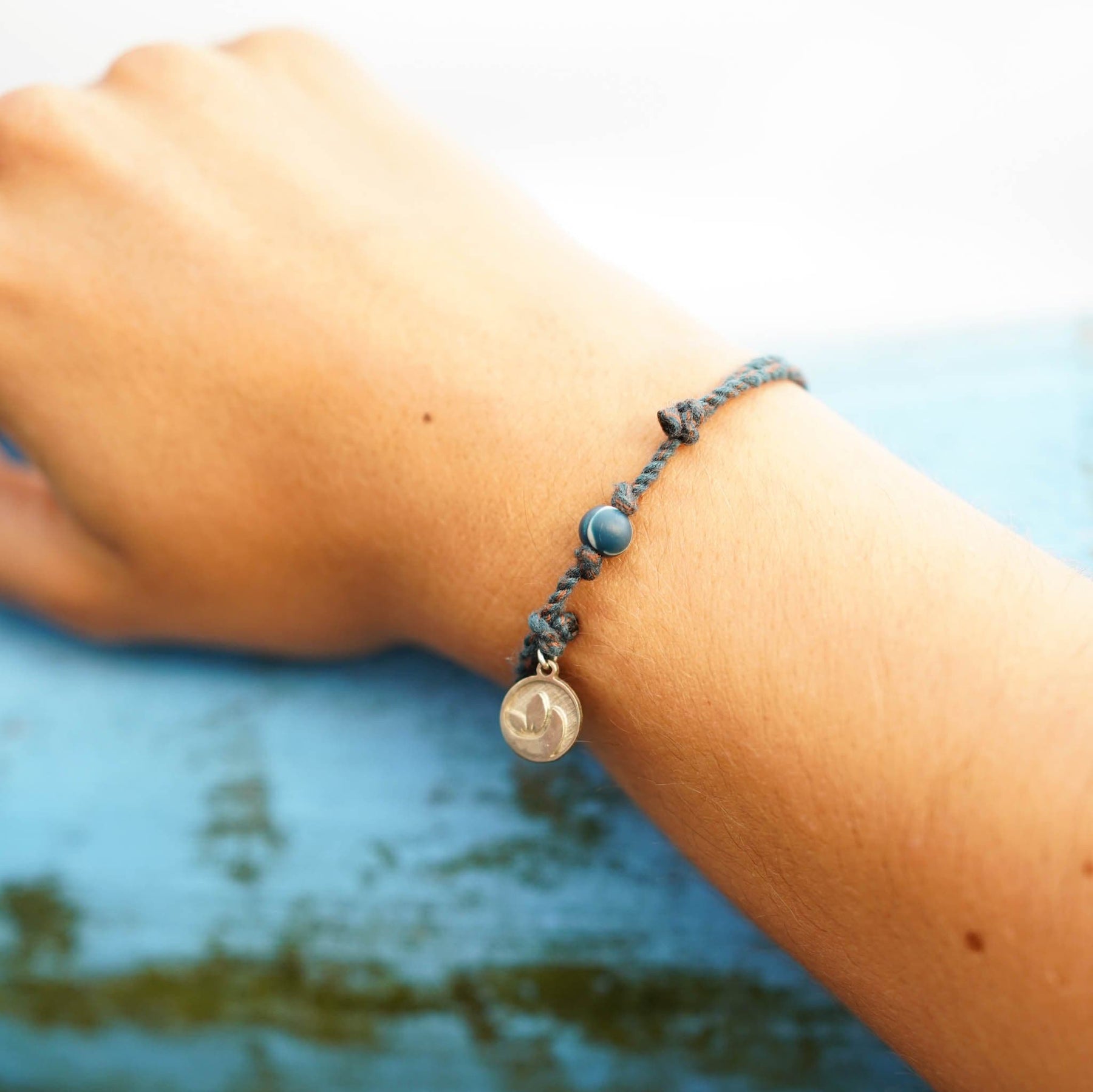 Blauwe armband "DOLPHIN"