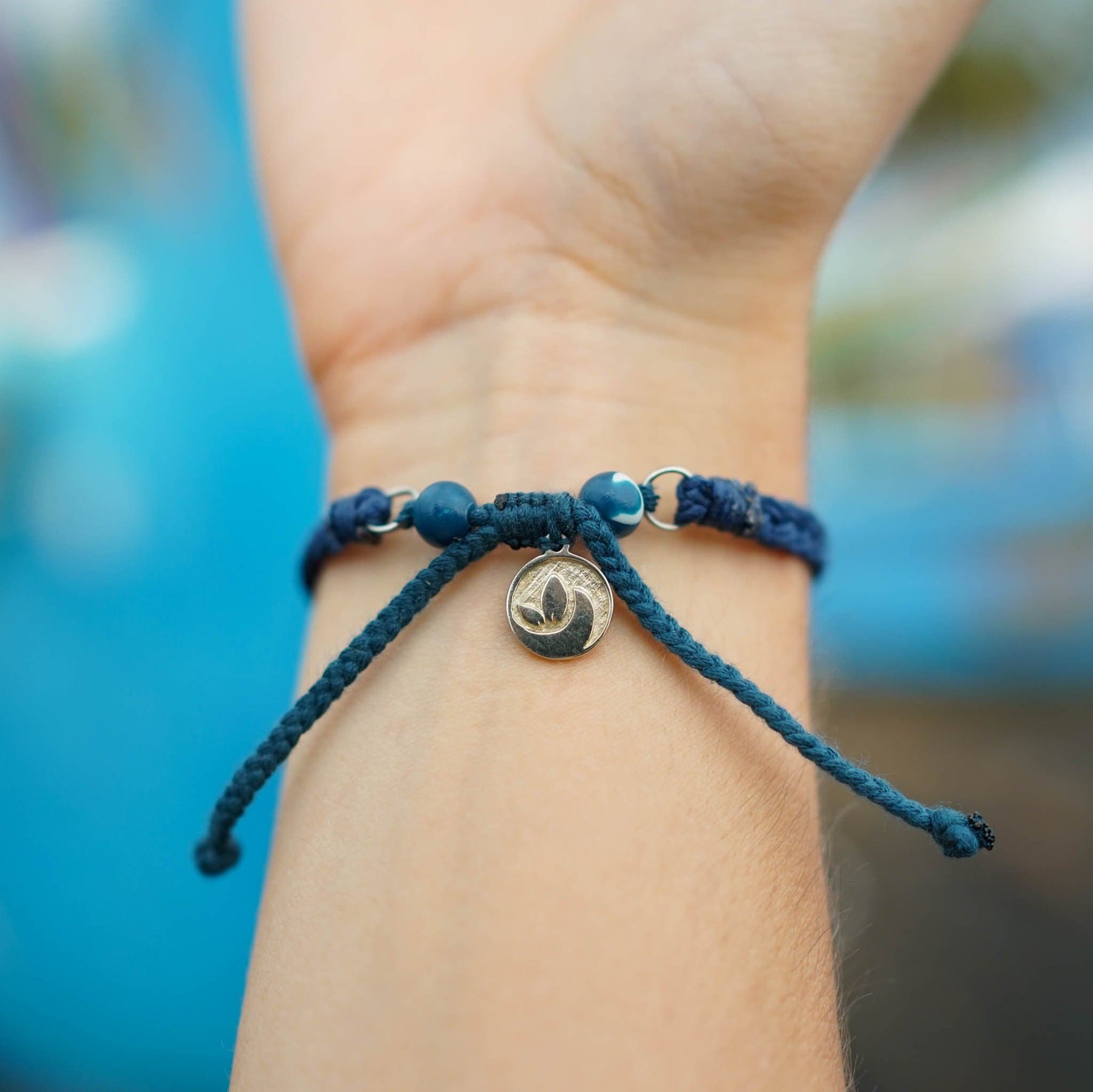 Blauwe armband "DOLPHIN"