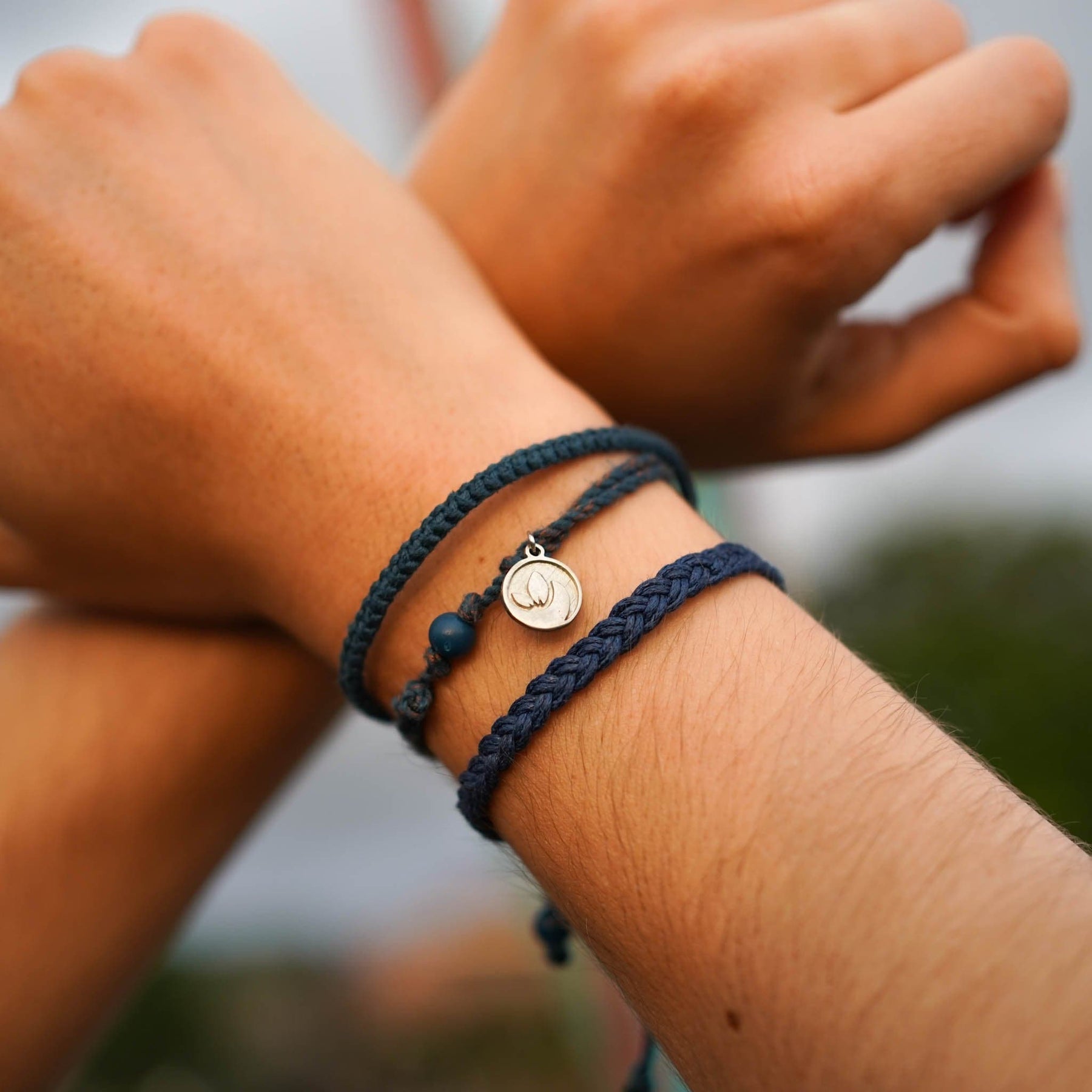 Blauwe armband "DOLPHIN"