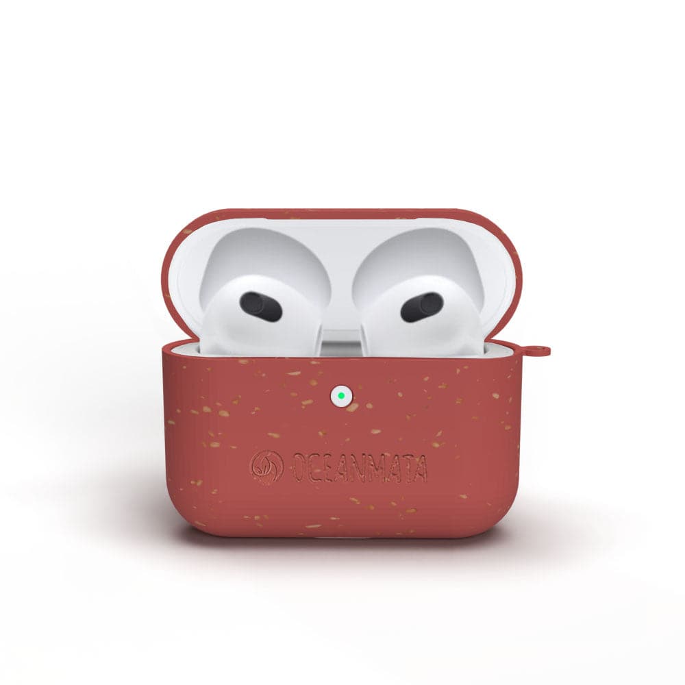 Duurzame Apple AirPod Case 3e generatie "CORAL" - Cover - rood