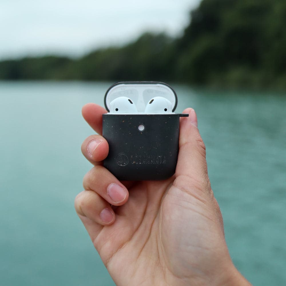 duurzame Apple AirPod Case 1/2 - Cover - zwart