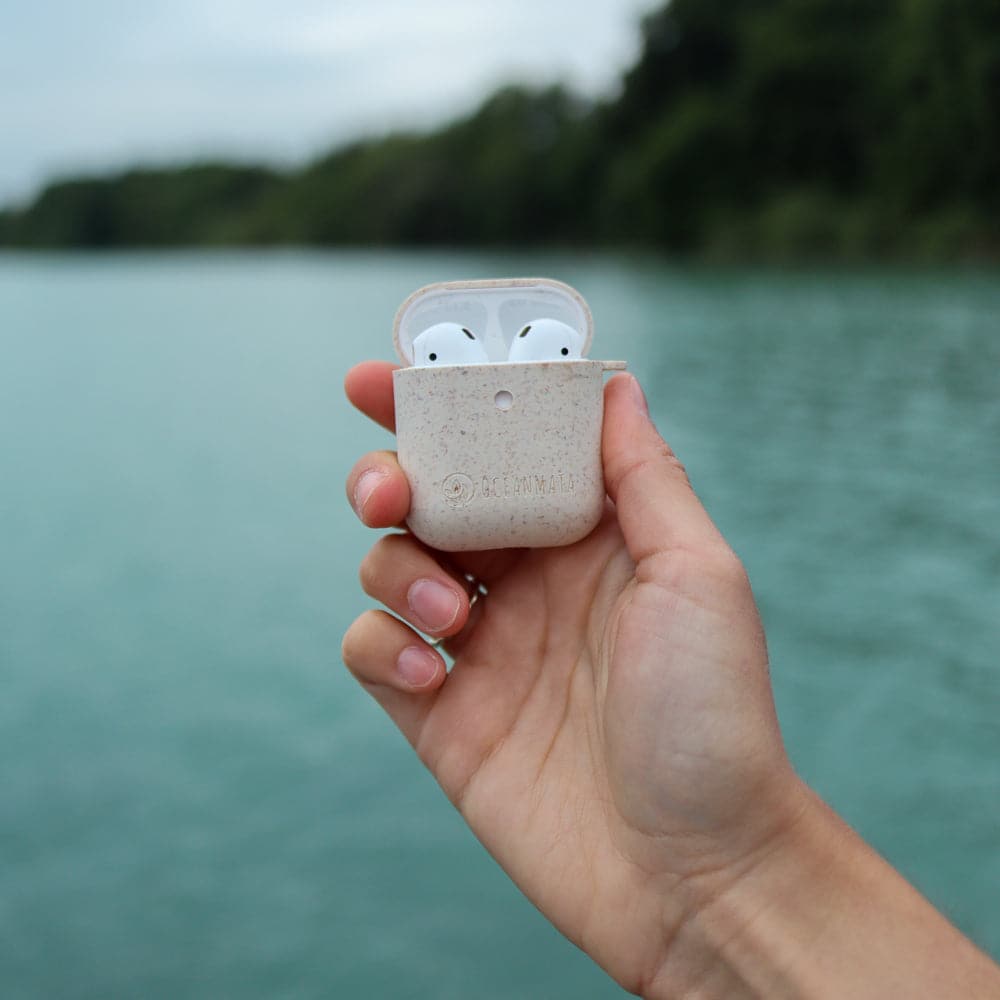 duurzame Apple AirPod Case 1/2 - Cover - wit