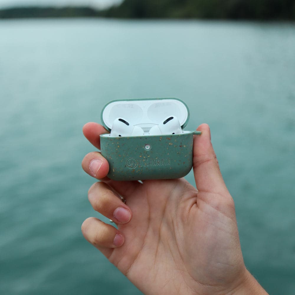 duurzame Apple AirPod Case Pro 1/2 "TURTLE" - cover - groen