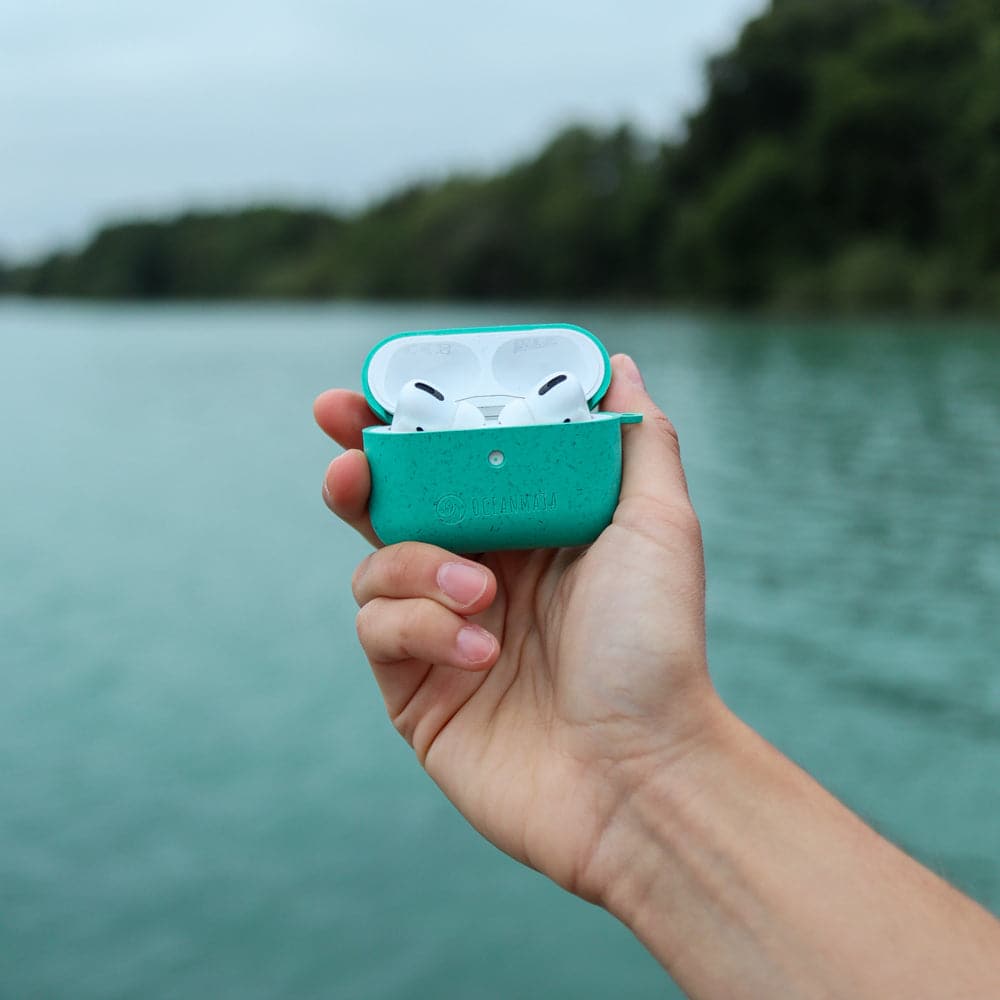 duurzame Apple AirPod Case Pro 1/2 - Cover - turquoise