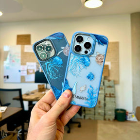 iPhone 16e Hülle - Schildkröte bunt - "Turtle & Friends" - nachhaltig