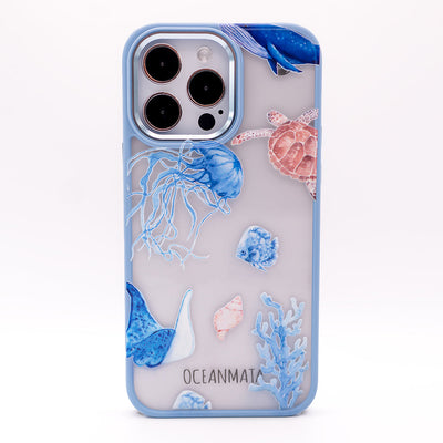 iPhone 13 pro Hülle - Schildkröte bunt - "Turtle & Friends" - nachhaltig
