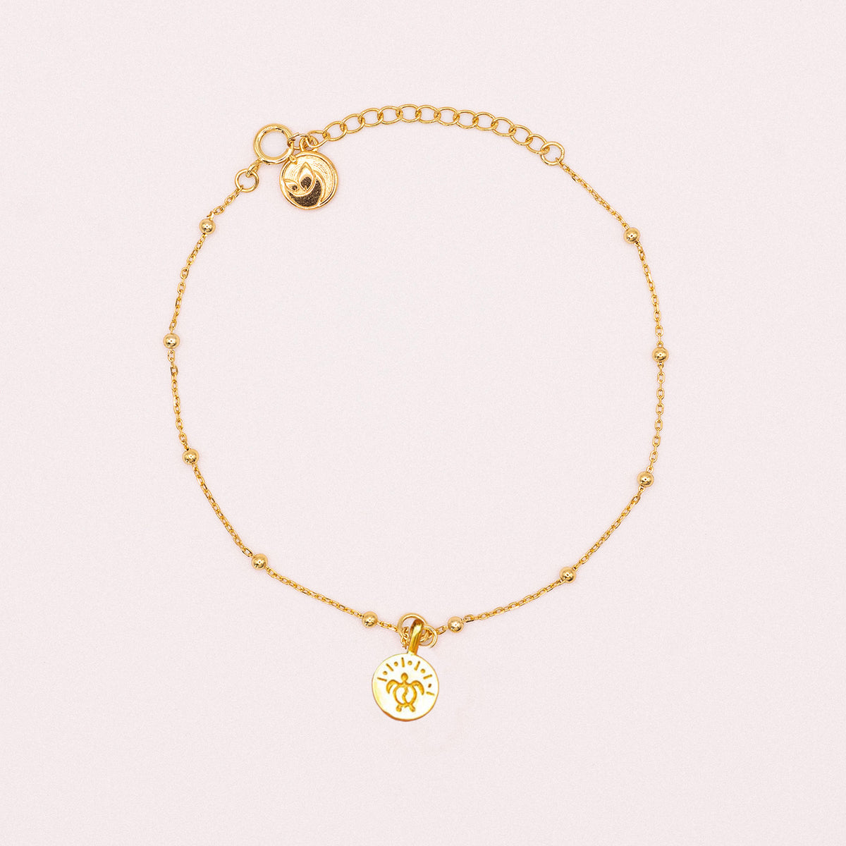 Enkelbandje "GROENE SCHILDPAD"