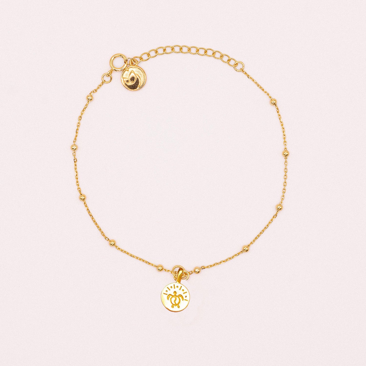 Enkelbandje "GROENE SCHILDPAD"