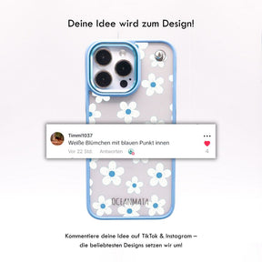 Samsung S25 Ultra Hülle - Blumen - "Ocean Bloom" - nachhaltig