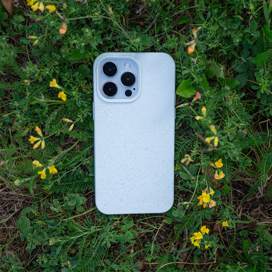 iPhone 16e Hülle - Schildkröte bunt - "Kura-Kura" - nachhaltig