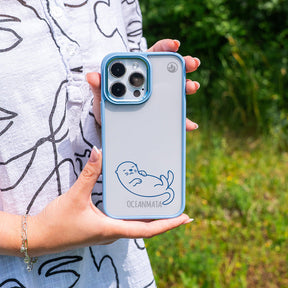 iPhone 15 Hülle - Otter blau - nachhaltig